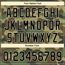 Load image into Gallery viewer, Custom Camo Black-Cream Performance Salute To Service Golf Polo Shirt