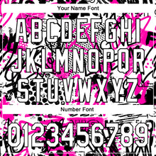 Load image into Gallery viewer, Custom Graffiti Pattern White-Black 3D Performance Golf Polo Shirt