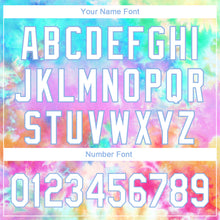 Load image into Gallery viewer, Custom Tie Dye White-Light Blue 3D Watercolor Performance Golf Polo Shirt