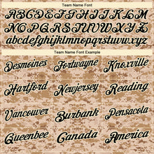 Load image into Gallery viewer, Custom Camo Black-Cream Performance Salute To Service Golf Polo Shirt