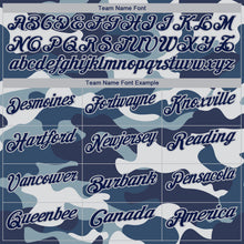 Load image into Gallery viewer, Custom Camo Navy-Light Gray Performance Salute To Service Golf Polo Shirt