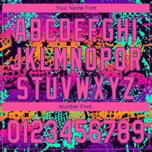 Load image into Gallery viewer, Custom Graffiti Pattern Pink-Purple 3D Performance Golf Polo Shirt