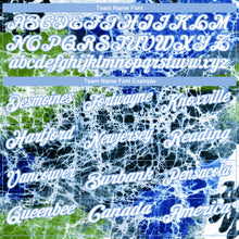 Load image into Gallery viewer, Custom Tie Dye White-Light Blue 3D Performance Golf Polo Shirt