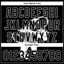 Load image into Gallery viewer, Custom Black White 3D Pattern Design Astronaut Performance Golf Polo Shirt