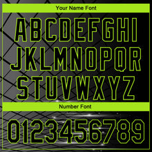 Load image into Gallery viewer, Custom Black Aurora Green 3D Pattern Design Billiards Performance Polo Shirt