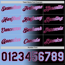 Load image into Gallery viewer, Custom Black Light Blue-Pink Gradient Fashion Performance T-Shirt