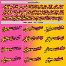 Load image into Gallery viewer, Custom Yellow Pink-Black Gradient Fashion Performance T-Shirt