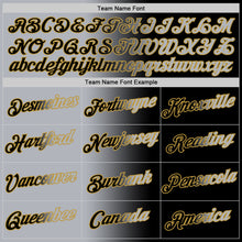 Load image into Gallery viewer, Custom Black Gray-Old Gold Gradient Fashion Performance T-Shirt