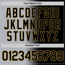 Load image into Gallery viewer, Custom Black Gray-Old Gold Gradient Fashion Performance T-Shirt