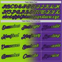 Load image into Gallery viewer, Custom Purple Neon Green-Black Gradient Fashion Performance T-Shirt