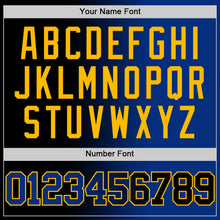 Load image into Gallery viewer, Custom Black Royal-Gold Authentic Gradient Fashion Basketball Jersey