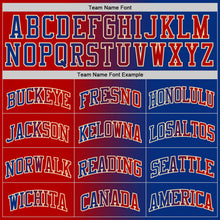 Load image into Gallery viewer, Custom Royal Red-Cream Authentic Gradient Fashion Basketball Jersey