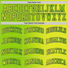 Load image into Gallery viewer, Custom Neon Yellow Neon Green-Navy Authentic Gradient Fashion Basketball Jersey