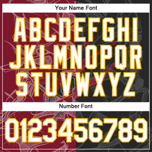 Load image into Gallery viewer, Custom Graffiti Pattern Black Crimson-Gold Scratch 3D Performance T-Shirt