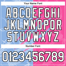 Load image into Gallery viewer, Custom Graffiti Pattern Pink Light Blue-Black Scratch 3D Performance T-Shirt