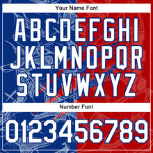 Load image into Gallery viewer, Custom Graffiti Pattern Red-Royal Scratch 3D Performance T-Shirt