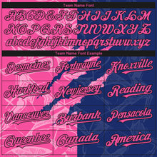 Load image into Gallery viewer, Custom Stitched Graffiti Pattern Pink Royal-Black 3D Scratch Sports Pullover Sweatshirt Hoodie