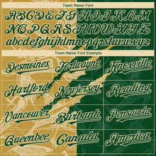 Load image into Gallery viewer, Custom Stitched Graffiti Pattern Green Old Gold-Cream 3D Scratch Sports Pullover Sweatshirt Hoodie