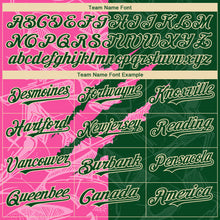 Load image into Gallery viewer, Custom Stitched Graffiti Pattern Green Pink-Cream 3D Scratch Sports Pullover Sweatshirt Hoodie