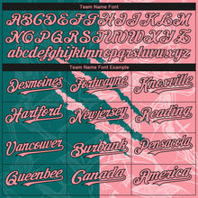 Load image into Gallery viewer, Custom Stitched Graffiti Pattern Medium Pink Teal-Black 3D Scratch Sports Pullover Sweatshirt Hoodie