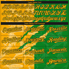 Load image into Gallery viewer, Custom Stitched Graffiti Pattern Gold Grass Green-Black 3D Scratch Sports Pullover Sweatshirt Hoodie