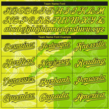 Load image into Gallery viewer, Custom Stitched Graffiti Pattern Neon Yellow Neon Green-Black 3D Scratch Sports Pullover Sweatshirt Hoodie