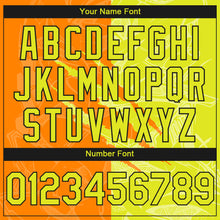 Load image into Gallery viewer, Custom Stitched Graffiti Pattern Neon Yellow Bay Orange-Black 3D Scratch Sports Pullover Sweatshirt Hoodie