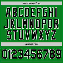 Load image into Gallery viewer, Custom Grass Green Black-White Authentic Baseball Jersey