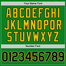 Load image into Gallery viewer, Custom Grass Green Black-Gold Authentic Baseball Jersey
