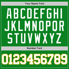 Load image into Gallery viewer, Custom Grass Green White-Gold Authentic Basketball Jersey