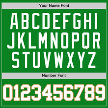 Load image into Gallery viewer, Custom Grass Green White-Old Gold Authentic Basketball Jersey