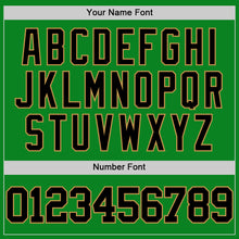 Load image into Gallery viewer, Custom Grass Green Black-Old Gold Authentic Basketball Jersey