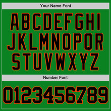 Load image into Gallery viewer, Custom Grass Green Black-Orange Authentic Basketball Jersey