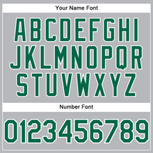 Load image into Gallery viewer, Custom Gray Kelly Green-White Performance T-Shirt