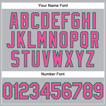 Load image into Gallery viewer, Custom Gray Pink-Kelly Green Performance T-Shirt