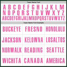 Load image into Gallery viewer, Custom Green White-Pink Authentic Baseball Jersey