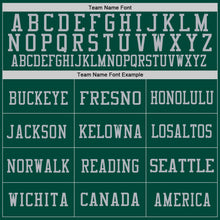 Load image into Gallery viewer, Custom Green Purple-Gray Mesh Authentic Throwback Football Jersey