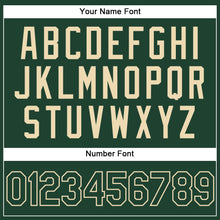 Load image into Gallery viewer, Custom Stitched Green Cream Sports Pullover Sweatshirt Hoodie