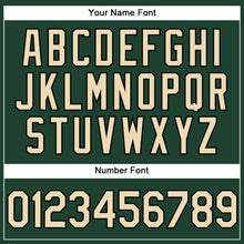 Load image into Gallery viewer, Custom Stitched Green Cream-Black Sports Pullover Sweatshirt Hoodie