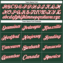 Load image into Gallery viewer, Custom Stitched Green White-Red Sports Pullover Sweatshirt Hoodie