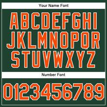 Load image into Gallery viewer, Custom Stitched Green Orange-White Sports Pullover Sweatshirt Hoodie