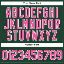 Load image into Gallery viewer, Custom Stitched Green Pink-White Sports Pullover Sweatshirt Hoodie