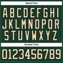 Load image into Gallery viewer, Custom Green Cream-Black Hockey Lace Neck Jersey