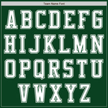 Load image into Gallery viewer, Custom Green White Authentic Baseball Jersey