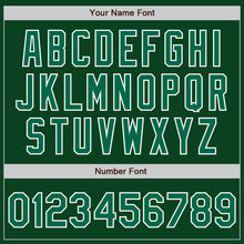 Load image into Gallery viewer, Custom Green Kelly Green-White Authentic Baseball Jersey