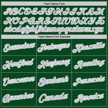 Load image into Gallery viewer, Custom Green Gray-White Authentic Throwback Basketball Jersey