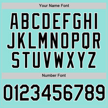 Load image into Gallery viewer, Custom Ice Blue Black-White Authentic Baseball Jersey