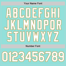 Load image into Gallery viewer, Custom Ice Blue White-Old Gold Authentic Baseball Jersey