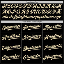 Load image into Gallery viewer, Custom Black Cream Bomber Full-Snap Varsity Letterman Two Tone Hoodie Jacket