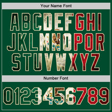 Load image into Gallery viewer, Custom Kelly Green Vintage Mexican Flag Cream-Black Bomber Full-Snap Varsity Letterman Hoodie Jacket